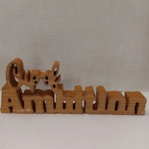 Wooden Ambition Sign